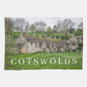Cotswolds Bibury Arlington Row tea towné Kökshandduk