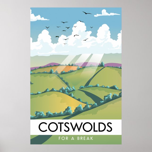 Cotswolds för en paus. poster (Framsidan)