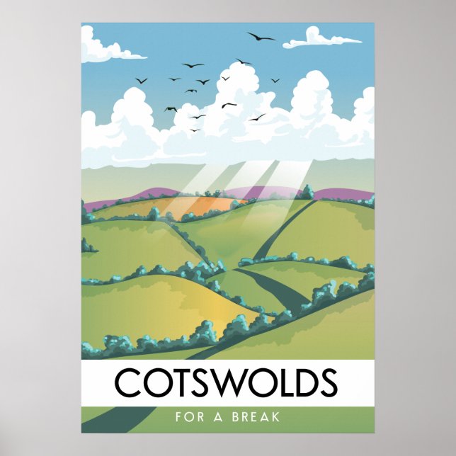 Cotswolds för en paus. poster (Framsidan)