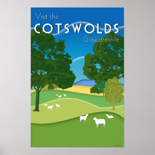 Cotswolds Gloucestershire Poster