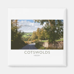 Cotswolds järnväg affisch magnet