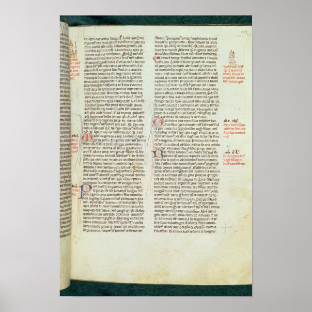 Cott Nero D II f.114 Adrian IV Poster (Framsidan)