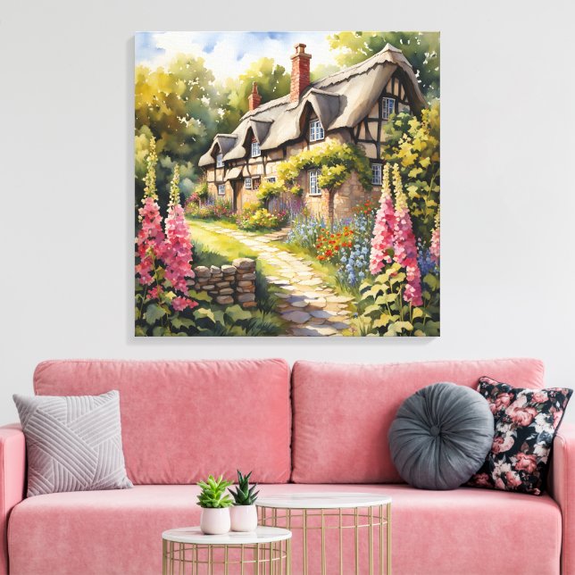 Cottage Canvas Art (Insitu (Vardagsrum))