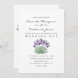 Cottage Chic Lilla Bröllopsinbjudan Inbjudningar