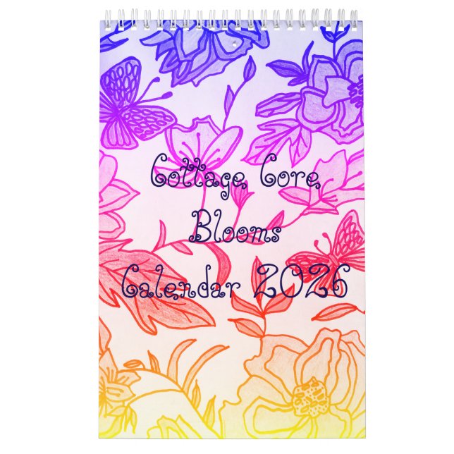 Cottage Core Calendar 2026 Kalender (Omslag)
