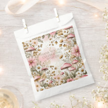 Cottage Core Svamp och blommor | Tack