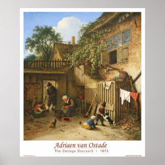 Cottage Dooryard Poster