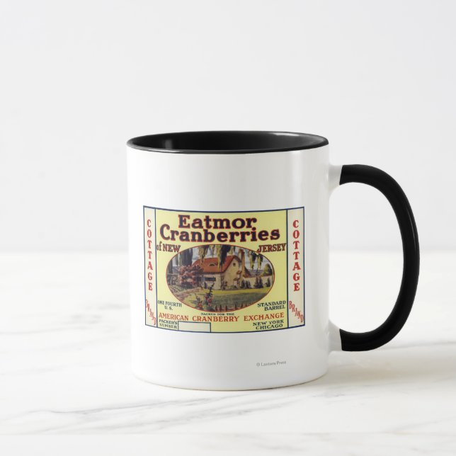 Cottage Eatmor Cranbär Brand Label Mugg (Höger)