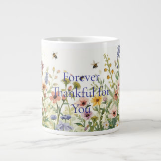 Cottage Garden Gift for Mom Jumbo Mugg