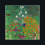 Cottage Garden Gustav Klimt Fyrkantigt Visitkort<br><div class="desc">Cottage Garden Gustav Klimt</div>