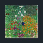 Cottage Garden Gustav Klimt Fyrkantigt Visitkort<br><div class="desc">Cottage Garden Gustav Klimt</div>