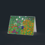 Cottage Garden Gustav Klimt Kort<br><div class="desc">Cottage Garden Gustav Klimt</div>