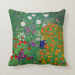 Cottage Garden Gustav Klimt Kudde<br><div class="desc">Cottage Garden Gustav Klimt</div>