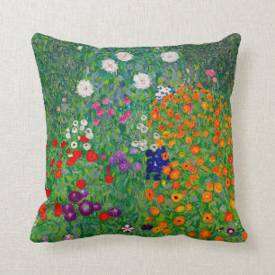 Cottage Garden Gustav Klimt Kudde