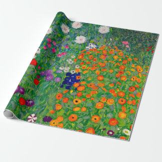 Cottage Garden Gustav Klimt Presentpapper