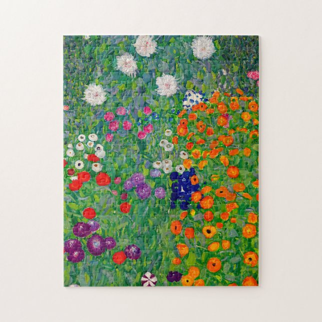 Cottage Garden Gustav Klimt Pussel (Vertikal)