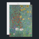 Cottage Garden med solblommor | Gustav Klimt<br><div class="desc">Cottage Garden med solblommor (1907) av Gustav Klimt (österrikare, 1862-1918) är en lush, dekorativ trädgårdsscen som översvämmas av vibrerande blommor. Klimts utmärkande stil förvandlar den enkla charmen från en stugträdgård till en rikligt mönstrad konfektion av färg och form. Golden sunblomma är stolt stiga upp bland ett stort antal blommar, och...</div>