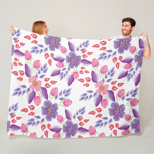 Cottage Garden Vibes 60x80 Fleece Blanket (På plats)