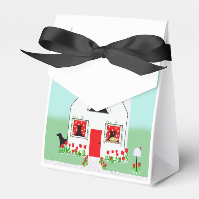 Cottage Gift Box Presentaskar (Framsidan Sidan)
