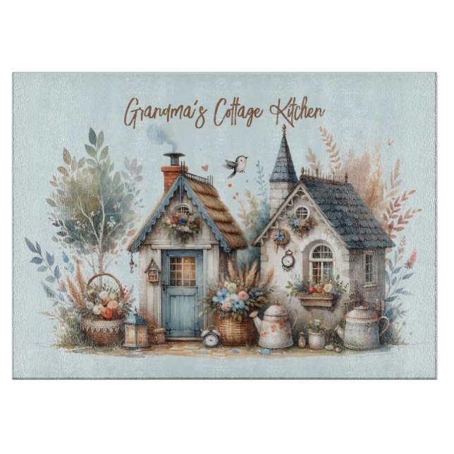Cottage Haven Blommiga Hem Illustration (Framsidan)