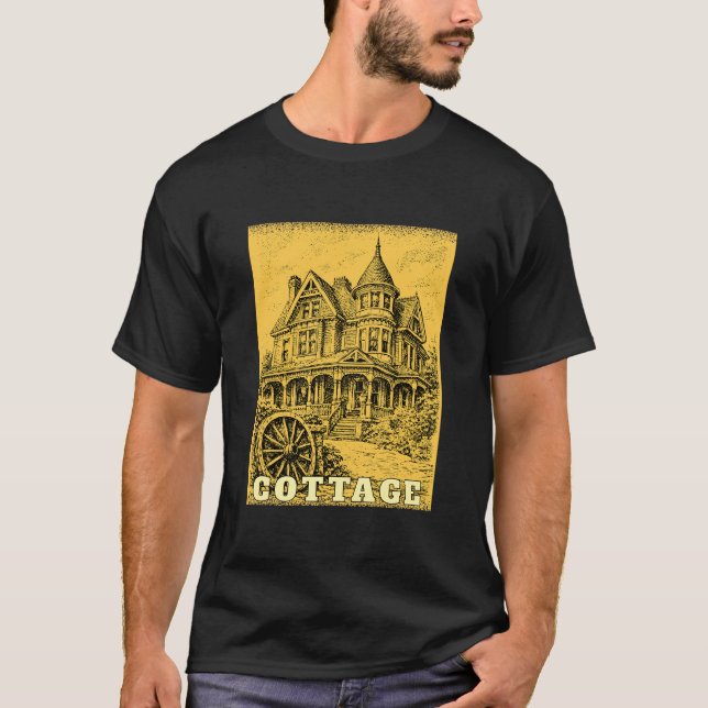 cottage home T-Shirt (Framsida)