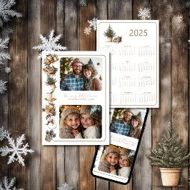Cottage Hygge Two Photo Calendar jul jul Julkort