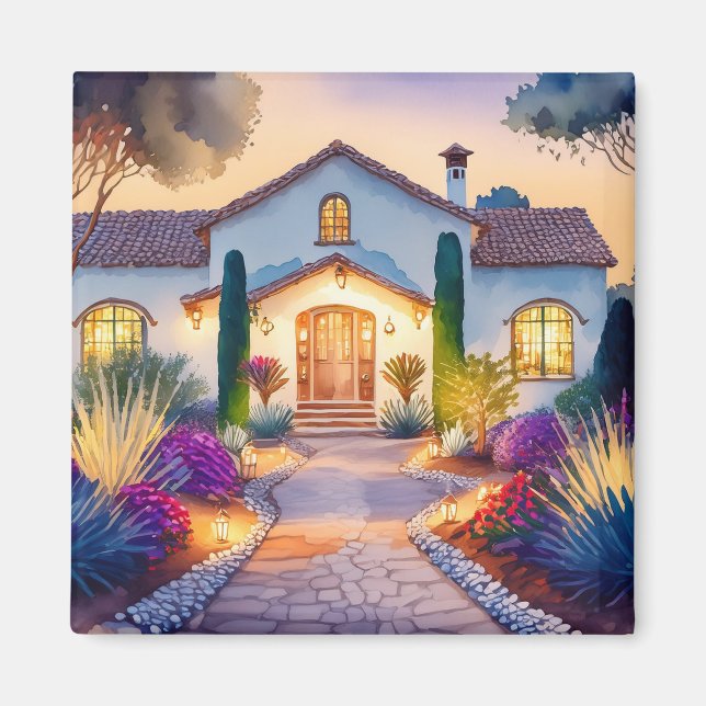 Cottage in Happyville Magnet (Framsidan)
