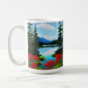 Cottage Land Sjö View Kaffemugg