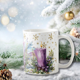 Cottage Lila Candle jul Mugg