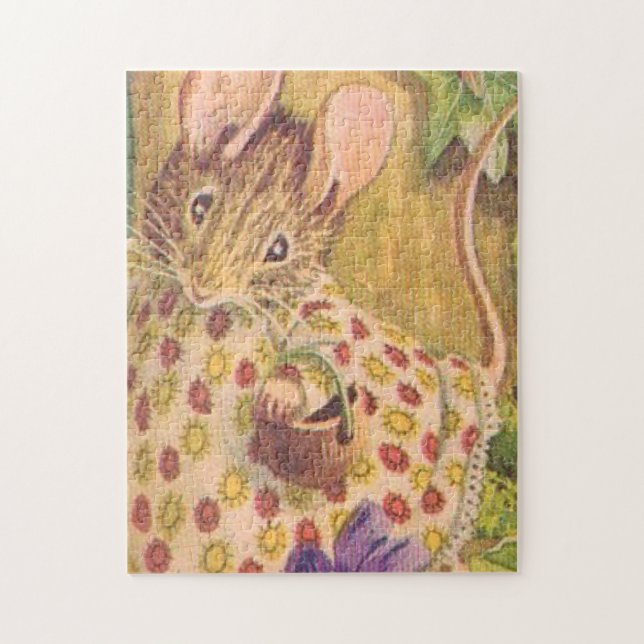 Cottage Mouse - Beatrix Potter Pussel (Vertikal)