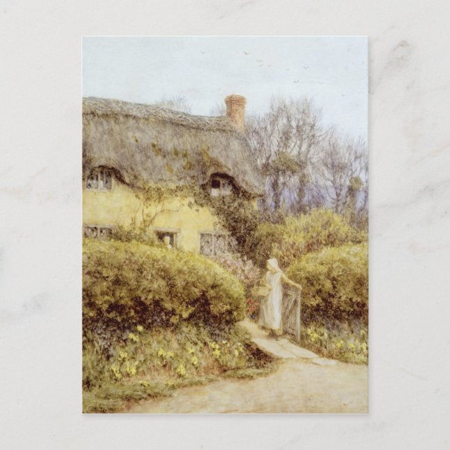 Cottage nära Freshwater Vykort (Framsida)