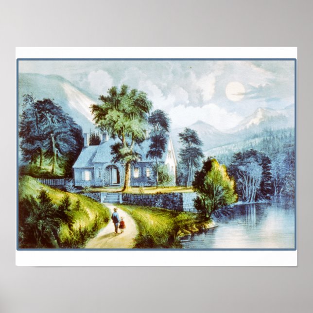 Cottage on the Cliff Poster (Framsidan)