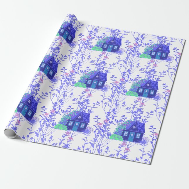 Cottage Presentpapper (Utrullad)