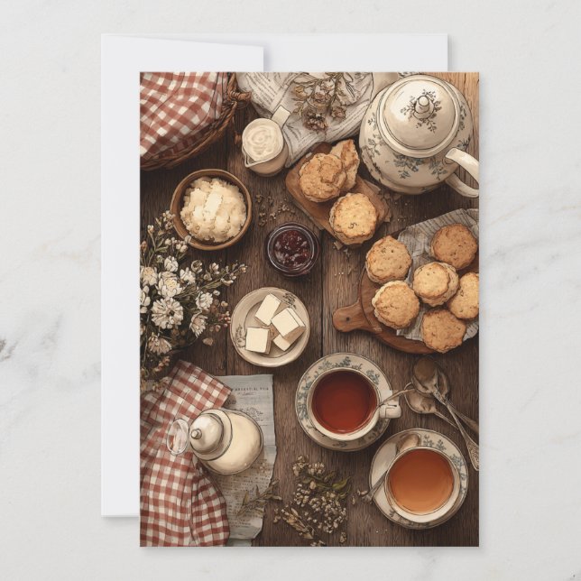 Cottage Scones | Homey Vibes Inbjudningar (Framsida)