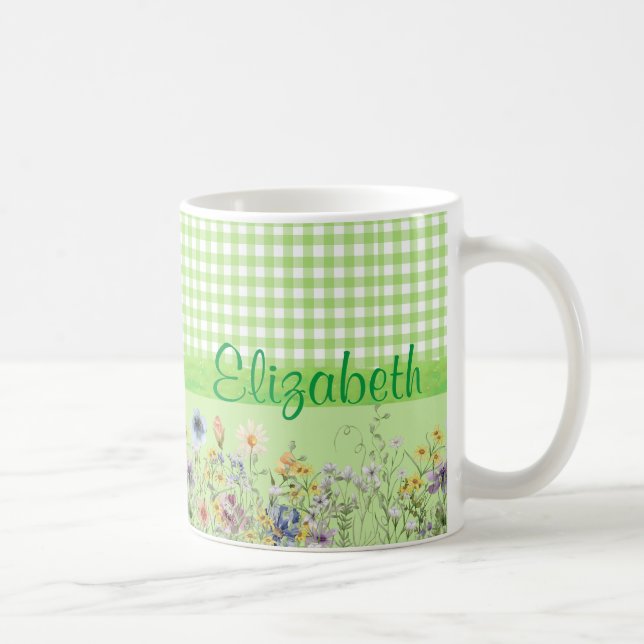 Cottage Stil Wildblommor Kaffemugg (Höger)