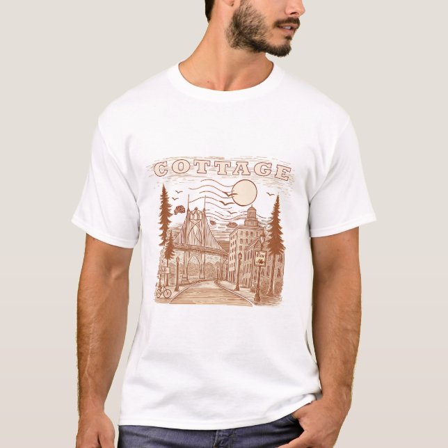 cottage t shirt (Framsida)