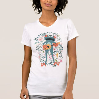 Cottagecore Aesthetic Frog Spela Ukulele T Shirt