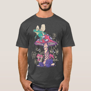 Cottagecore Aesthetic Mushroom Fairycore Fungi Fro T Shirt