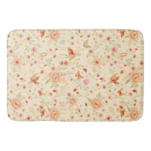 Cottagecore Bath Mat - Rustic Beauty