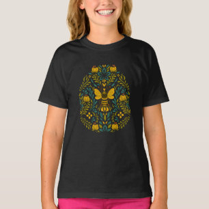 Cottagecore Boho Flowers Scandinavian Folk Art T Shirt