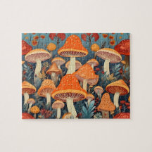 Cottagecore Colorful svampar