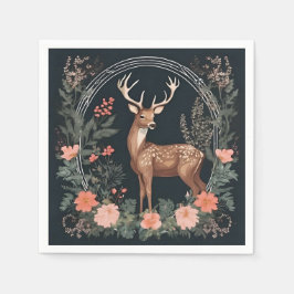 Cottagecore Cute Hjort Pappersservett