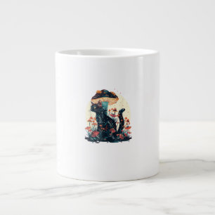 Cottagecore-estetik Goblincore Svamp Fairycor Jumbo Mugg