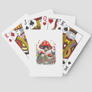 Cottagecore Estetik Svamp Goblincore Minimal Casinokort