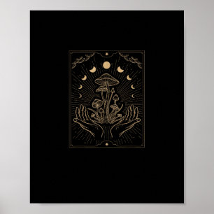 Cottagecore Estetik Svamp Goblincore Svampar Min Poster