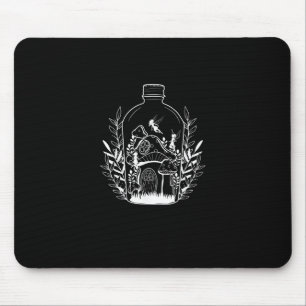 Cottagecore Estetisk Flask Svamp Hus Fe Musmatta