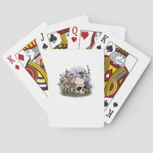 Cottagecore Estetisk Svamp Man Goblincore Fantasi Casinokort