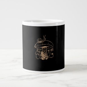 Cottagecore Estetisk Svamp Snigel Goblincore Min Jumbo Mugg