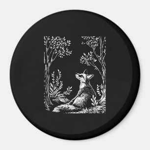 Cottagecore Forestcore Goblincore Skog Skogsmark Magnet