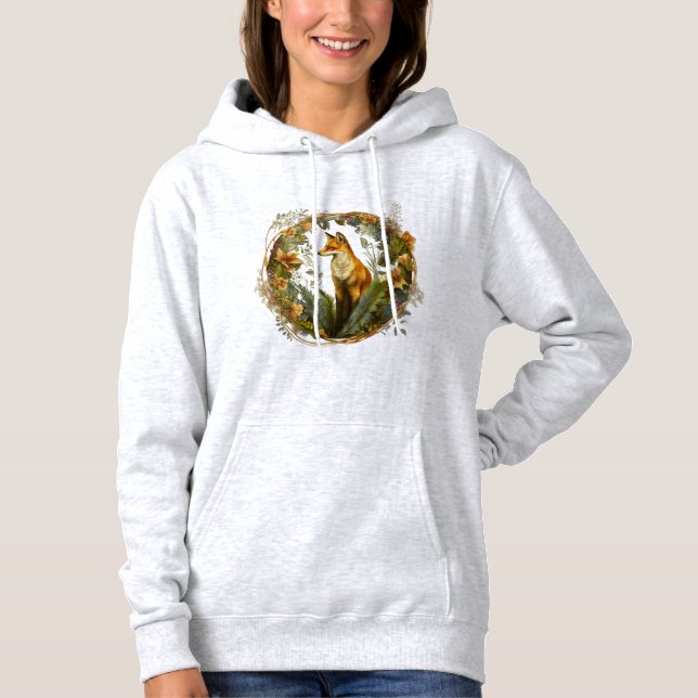 Cottagecore Fox-Vintage T Shirt (Framsida)